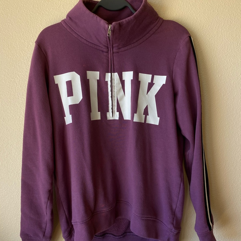 Dark Mauve PINK Quarter Zip